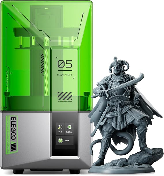 ELEGOO Mars 5 Resin 3D Printer and ELEGOO MARSMATE Air Purifier
