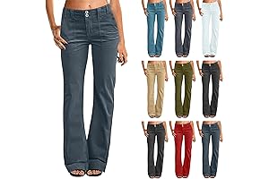 High-Waisted Stretch Chinos for Comfort and Style