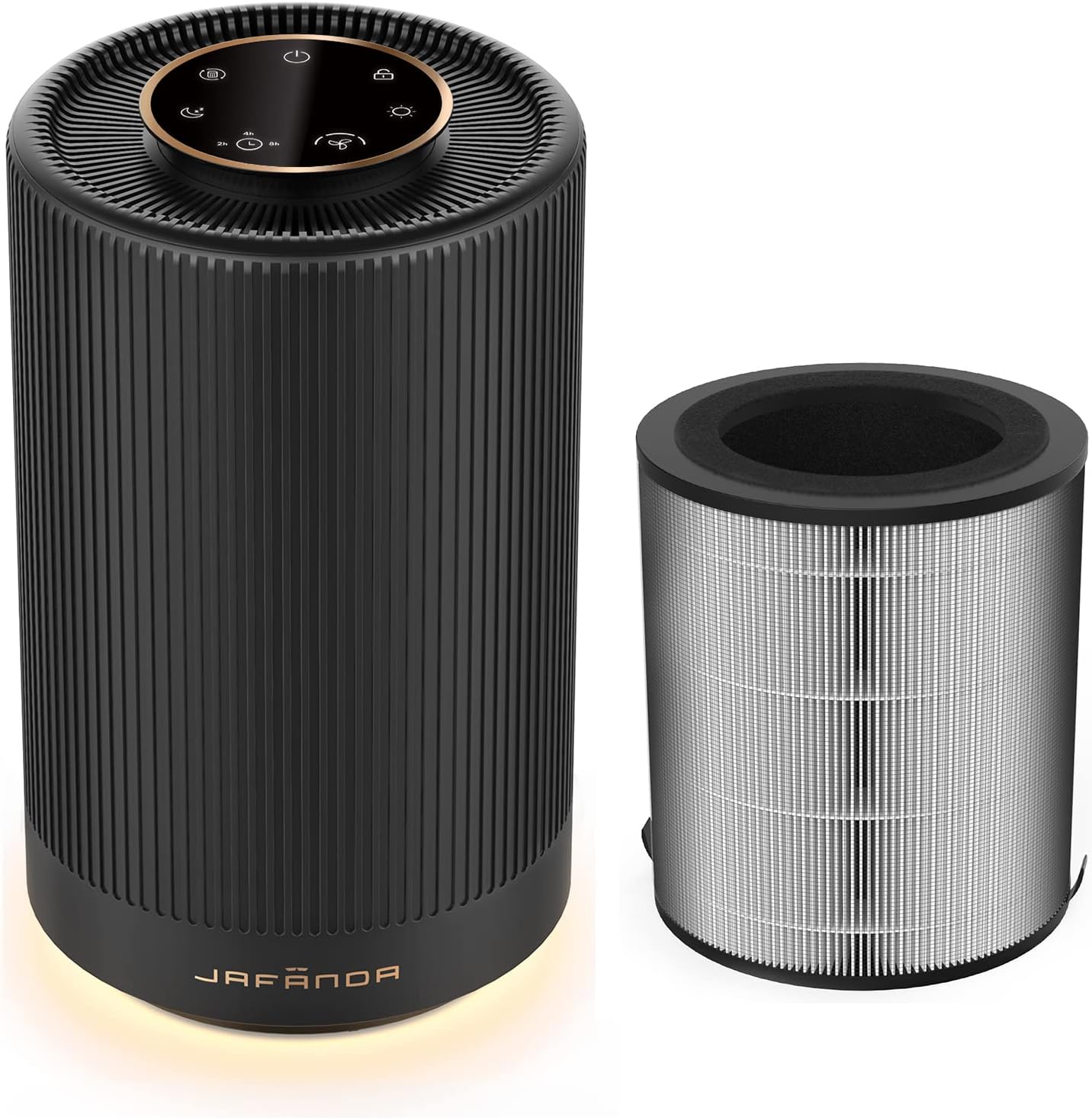 Jafanda Air Purifiers for Home Bedroom,One Air Purifier and One Replacement Filter Jafanda Air Purifiers for Home Bedroom,One Air Purifier and One Replacement Filter