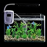 PietyPet Fish Tank Accessories Green Plants, 10pcs Green Fish Tank Decorations, Aquarium Decor Plastic Plants
