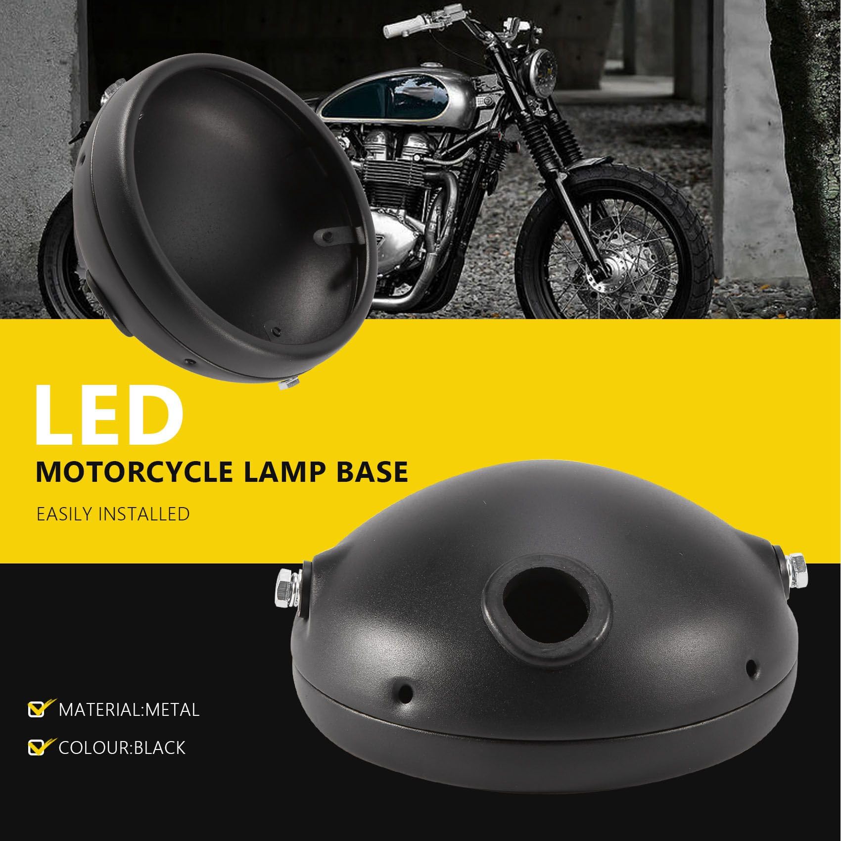 Base Moto 7 Pollici Retro LED Shell Modificato