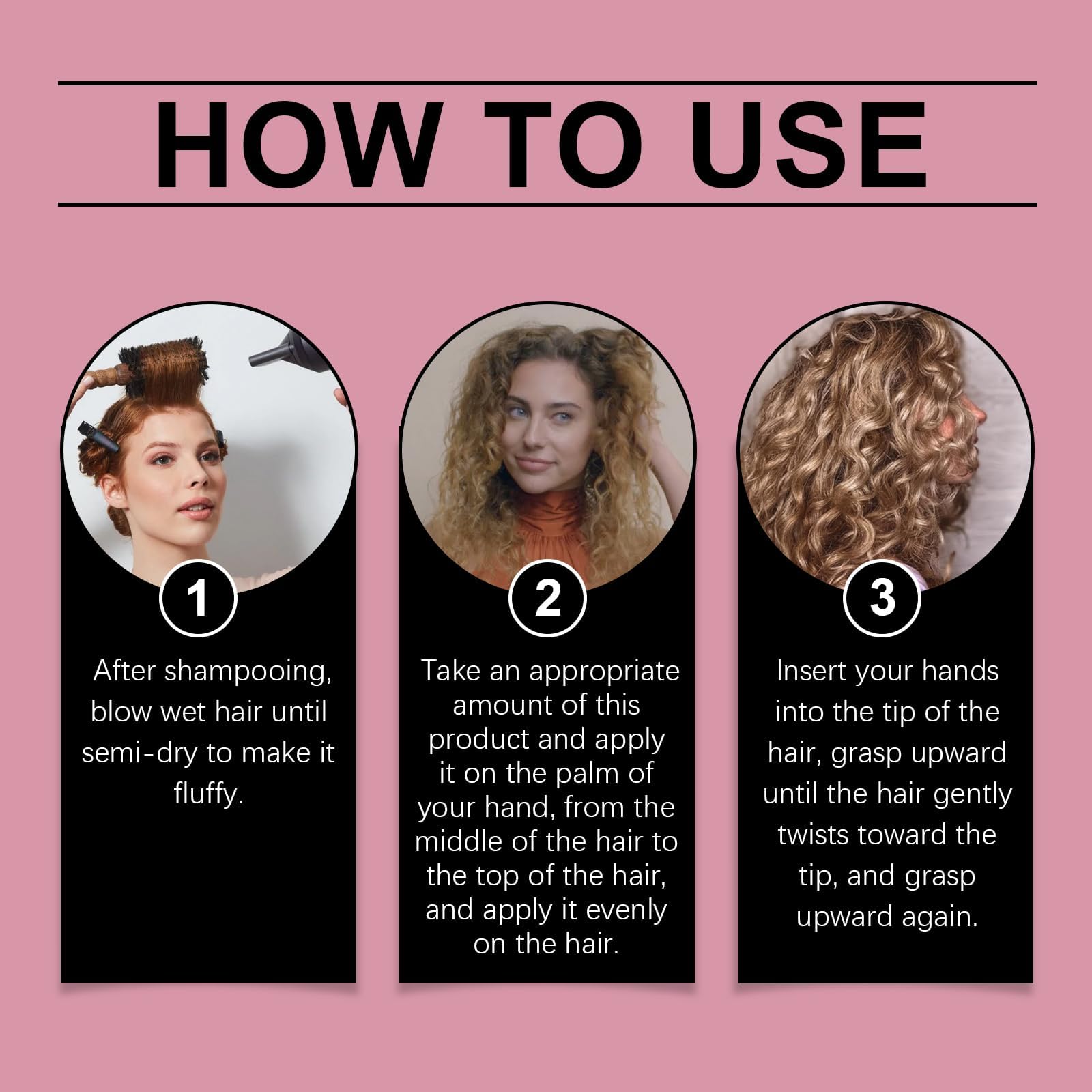 Hairhalo Curl Defining Cream, 450ml Hair Halo Curl Defining Cream, Idratante Anti-Frizz Detangling Cream, Frizz Control Sculpting Per La Maggior Parte Dei Tipi Di Capelli (2pcs)
