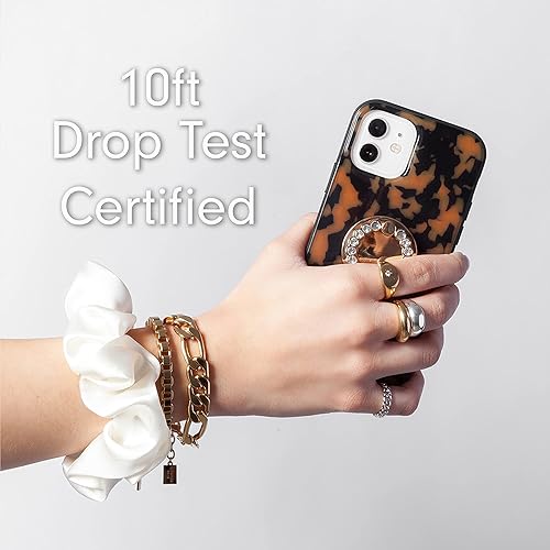Miniatura 3 de Sonix - Funda protectora para Apple iPhone 12 y 12 Pro, probada en caídas de 10 pies, para mujer, funda protectora de leopardo de carey (marrón)