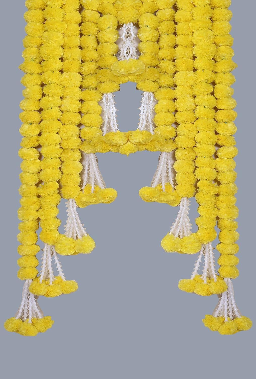 SHIMMER Indian Handmade Artificial Marigold with Rajnigandha Flowers Garland for Decoration 5 Feet,Door Decor Toran, Diwali, Christmas, Party, Pooja (Yellow& D Orange,) (Yellow, 5) (B0D45QDCKK) Amazon Price History, Amazon Price Tracker