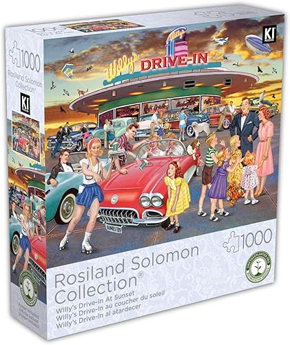 Miniatura 2 de KI Puzzles - Rompecabezas de 1000 piezas para adultos de Rosiland Solomon Happy Jack's Pet Shop Victorian Store, 27 x 20 pulgadas (02679-SB)