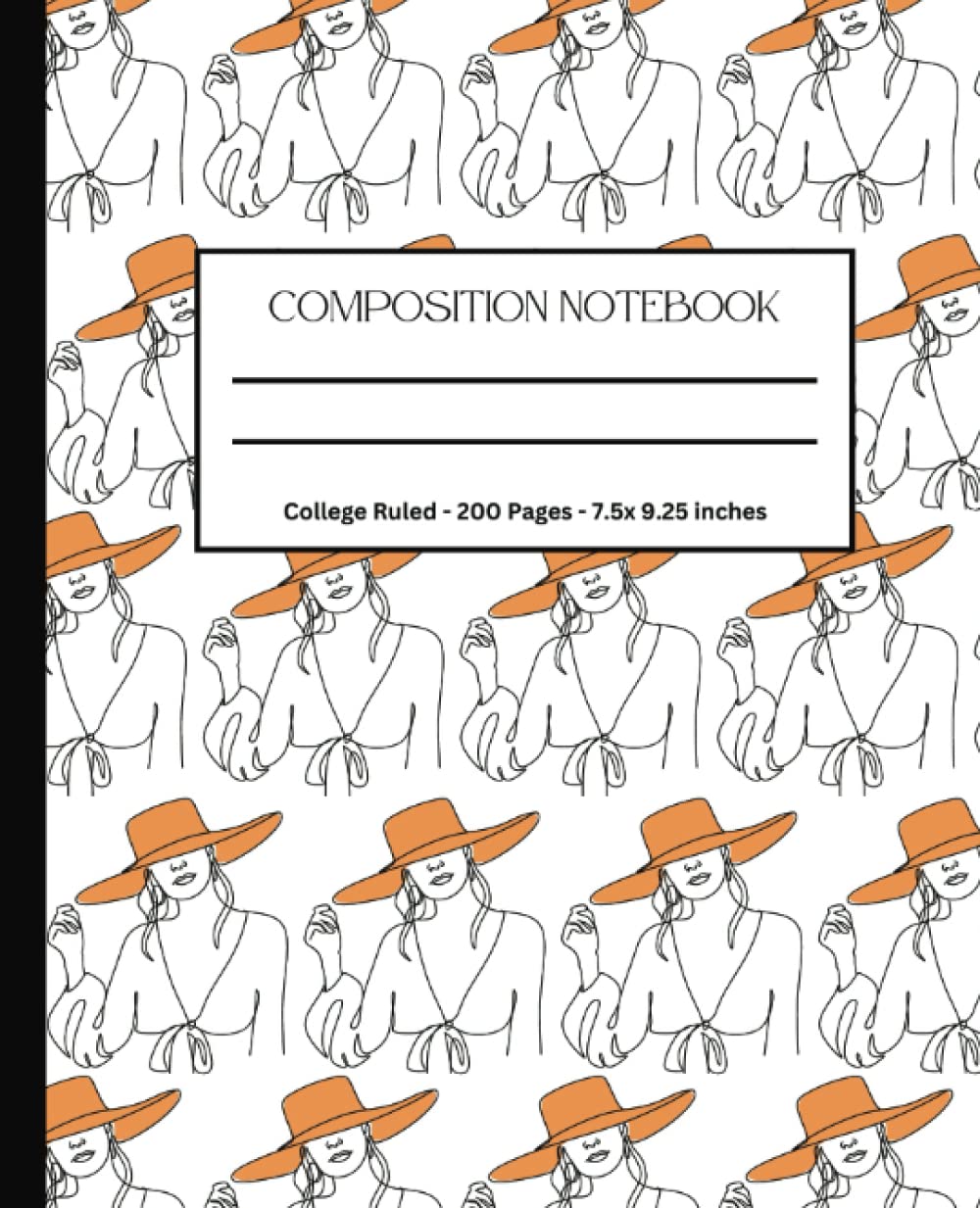 Composition Notebook: Fashionable and Trendy Woman | College Ruled | 200 Pages | A Monthly To-do List page | Gift for Fashionista and Trendy Women: ..