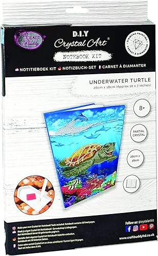Miniatura 5 de CRYSTAL ART Cuaderno de tortuga submarina