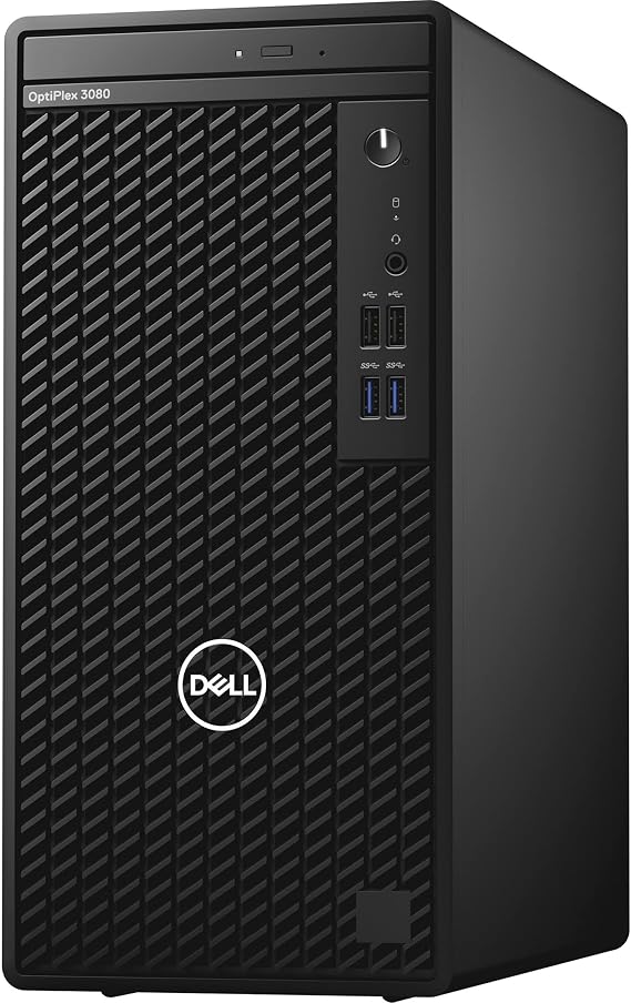 Dell OptiPlex 3000 3080 Desktop Computer - Intel Core i5 10th Gen i5-10505 Hexa-core (6 Core) 3.20 GHz - 8 GB RAM DDR4 SDRAM - 1 TB HDD - Mini-Tower - Black