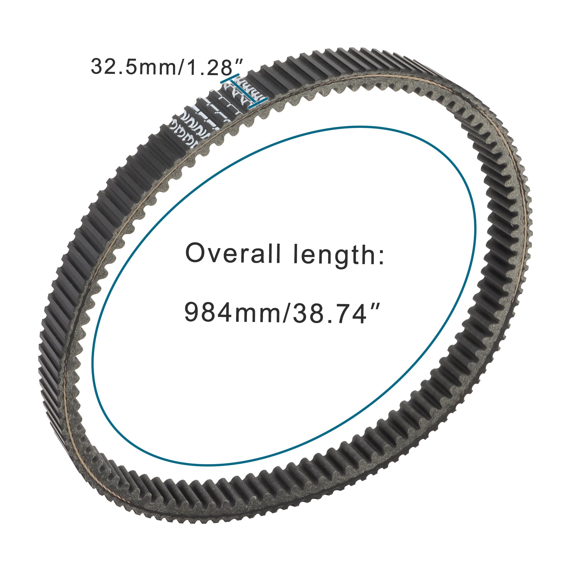 GOOFIT Correa de Transmisión Resistente Reemplazo para Polaris RZR 900 1000 XP XP4 2013-2024 2014-2024 3211196 3211148 3211142 3211172 3211180