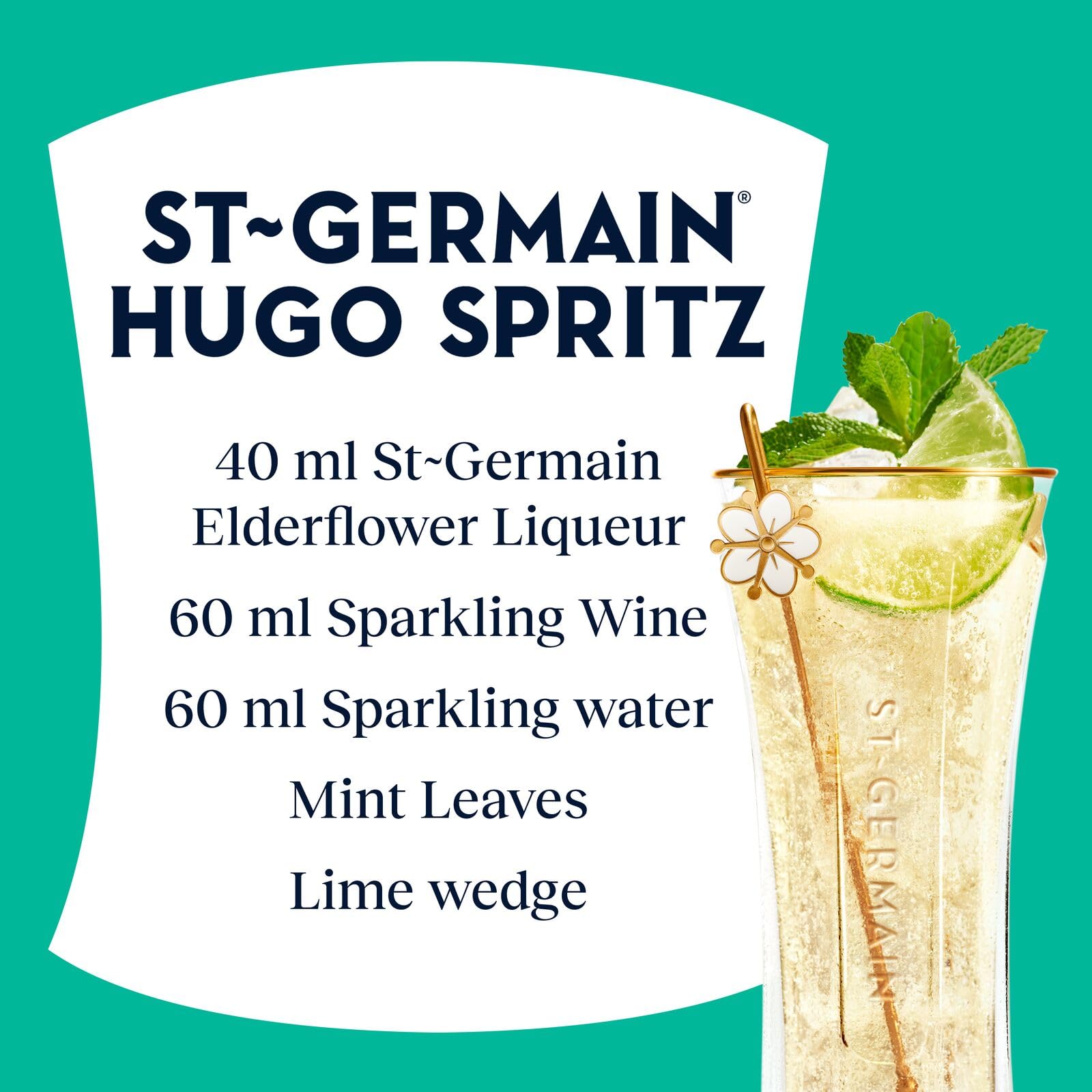 ​​St-Germain French Artisanal Elderflower Liqueur, 20% vol., 50 cl / 500 ml - For the Light and Bright St-Germain Spritz, Made with Wild Handpicked Elderflowers, Transforms Any Cocktail​ — view 7