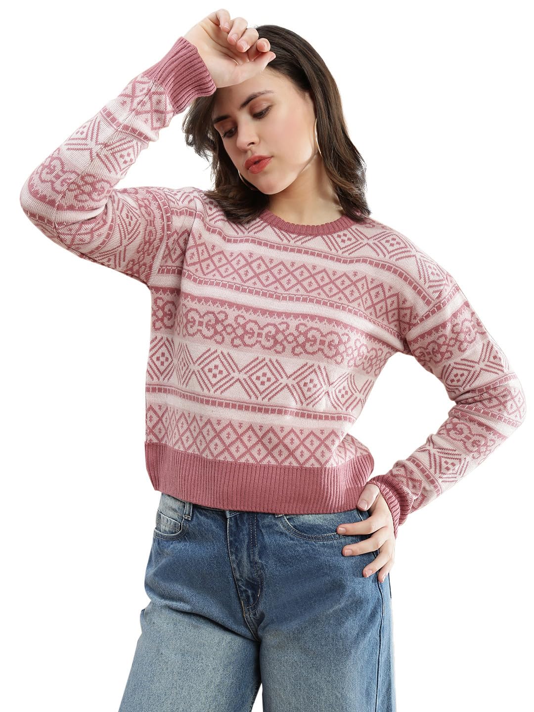 Women Sweater (GS580800_Brown_S)-image-21