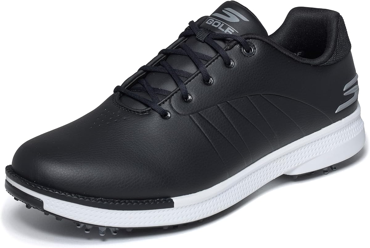 Zapato de golf impermeable Skechers Tempo para hombre | Golf, Impermeable, Move Foam, Amortiguación ECO FLIGHT, Suela GRIPFLEX Spikeless, Transpirable, Ligero