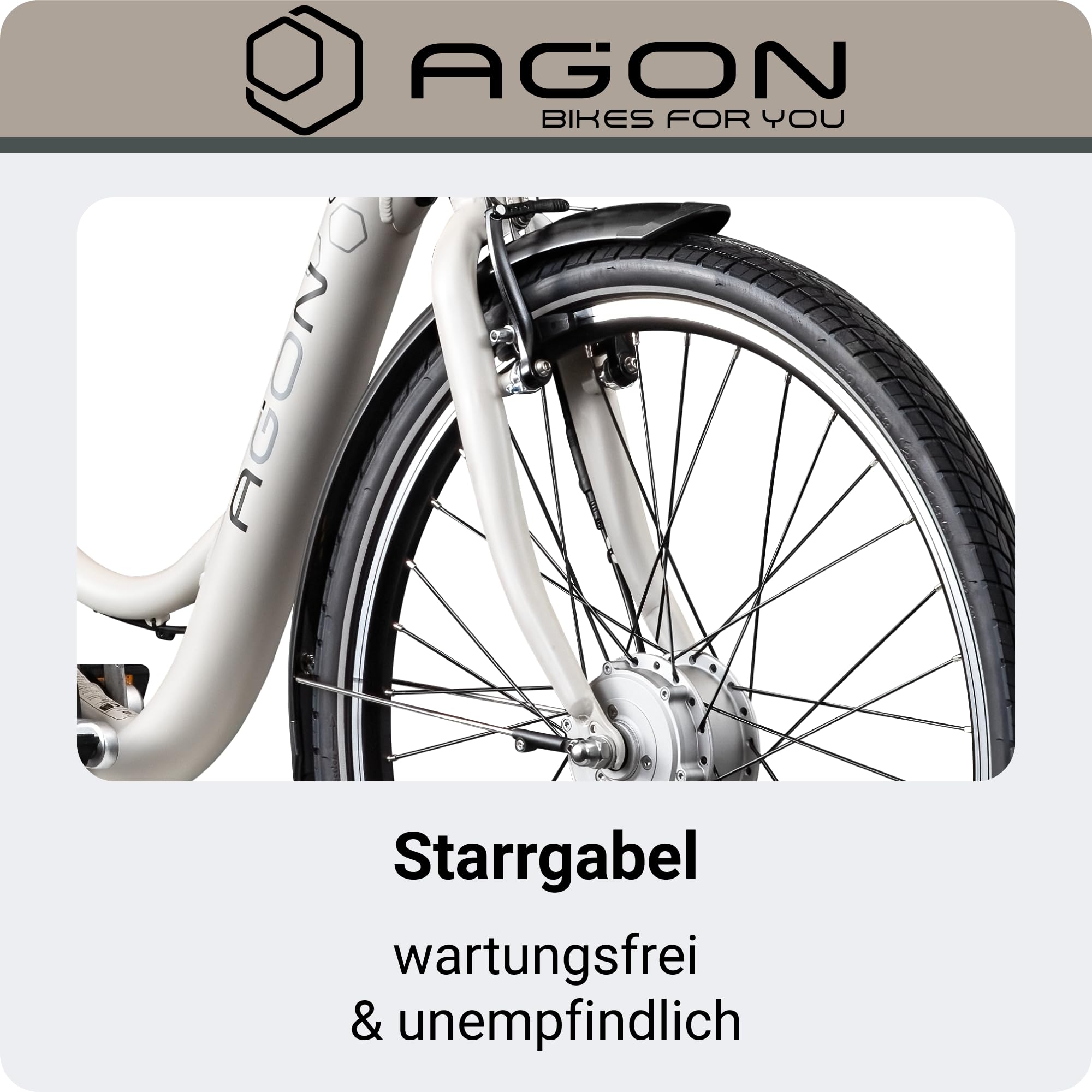 AGON Axis 26 Zoll E-Bike Citybike Pedelec Damen Nabenmotor bis 115 km