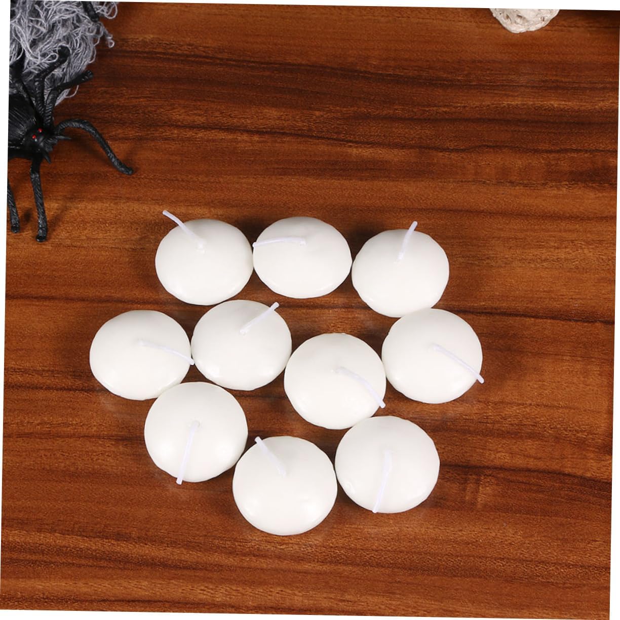 ABOOFAN 100pcs Floating Candles Elegant Spherical Wedding Candles for Centerpieces Reception Decorations and Romantic Events Unscented Party