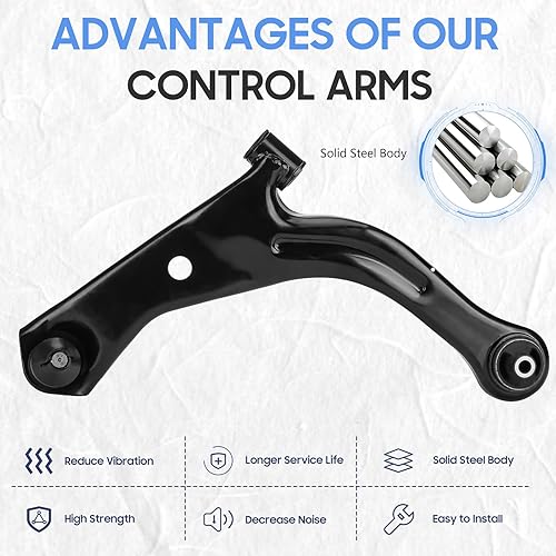 Miniatura 3 de Brazo de control inferior delantero con conjunto de rótula compatible con Ford Escape 2004-2012 Mazda Tribute 2005-2011 Mercury Mariner 2005-2011 (2