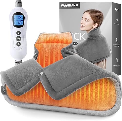 VAAGHANM Heating Pad: Electric Heat Pad -Weighted Instant Heating Pads for Neck 