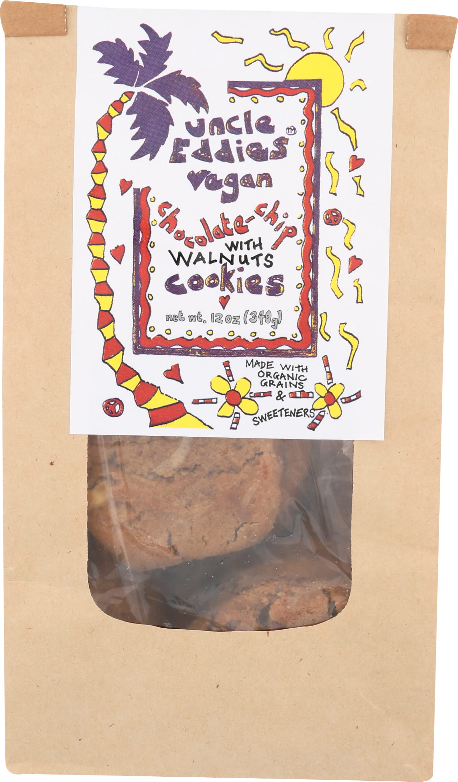 - Uncle Eddies Cookes, Cookies Chocolate Chip Walnut, 12 Ounce