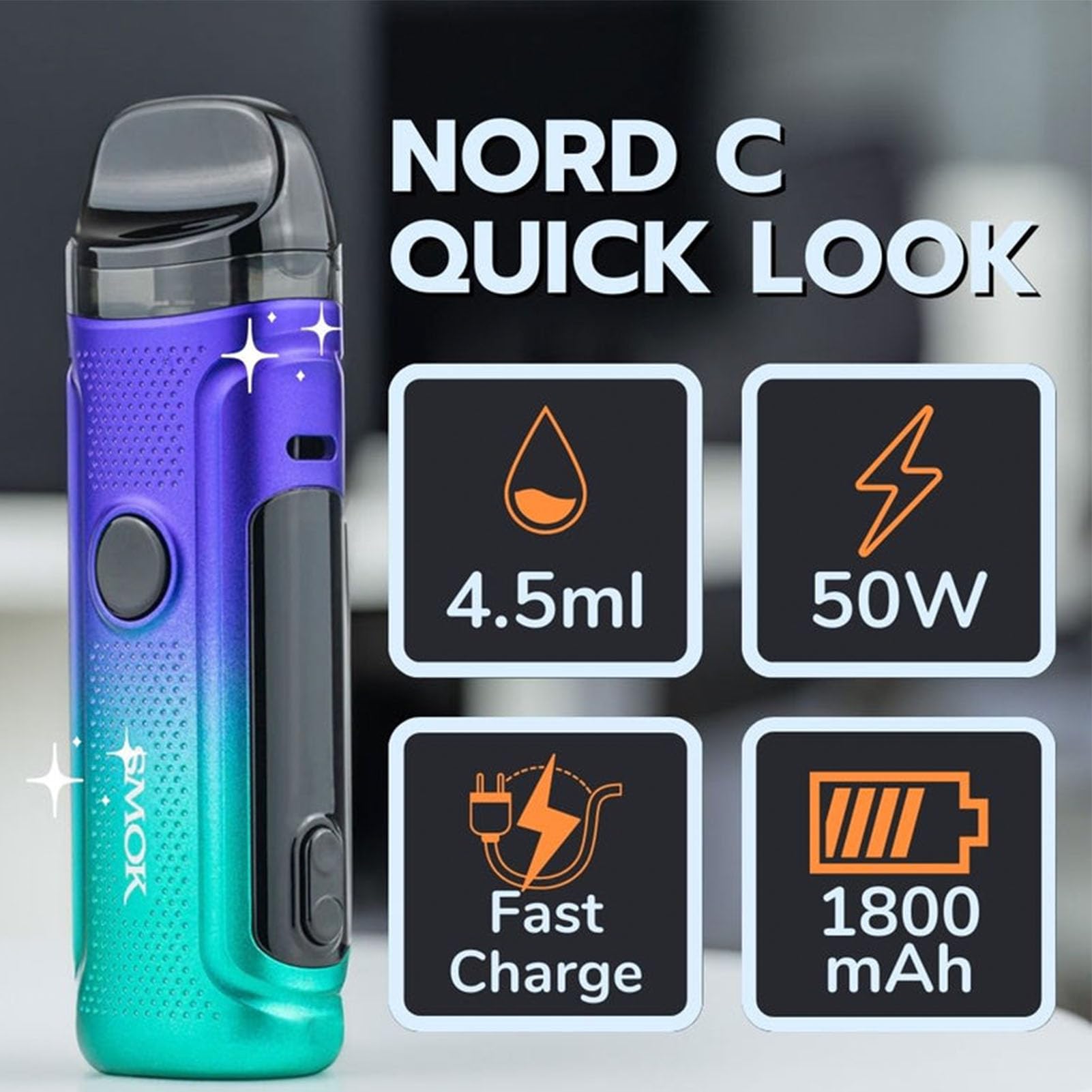 elfbar nachfüll pod läuft aus Pod Nord 6 de la marque SMOK