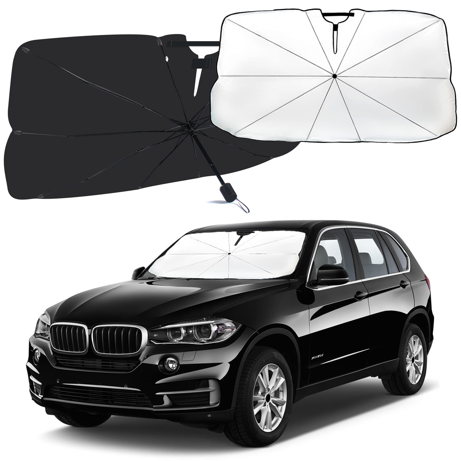 Buy NITOWOLF Car Windshield Sun Shade with Innovative Design and Easy