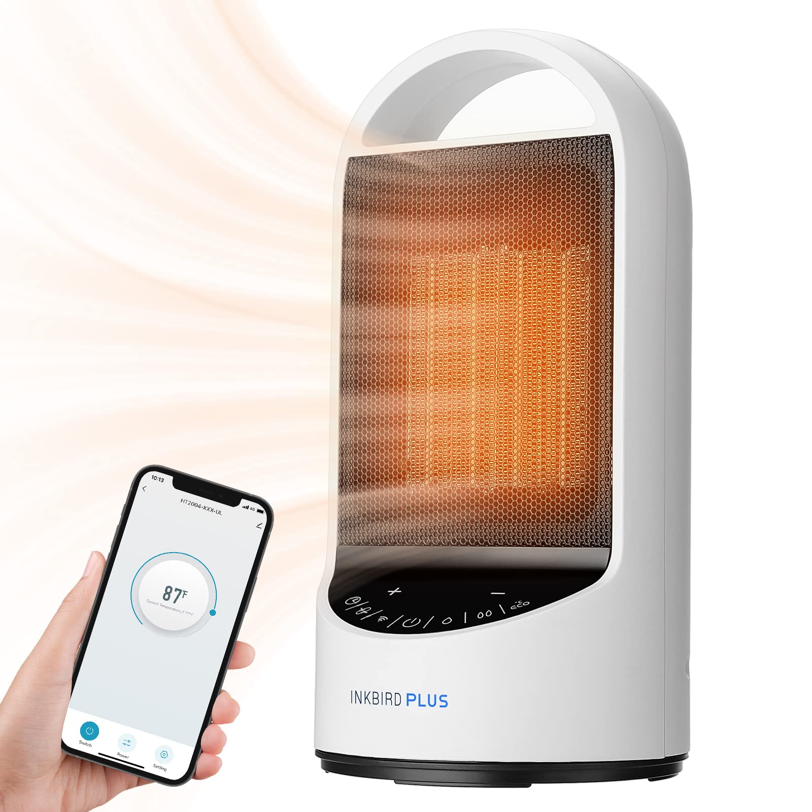 Amazon.com: INKBIRDPLUS 1500W Portable WiFi Space Heater with 24 Hours  Timer, 3 Modes, Overheating u0026Tip-Over Protection Support Alexa, for  Bedroom, Office and Indoor Use : Tools u0026 Home Improvement