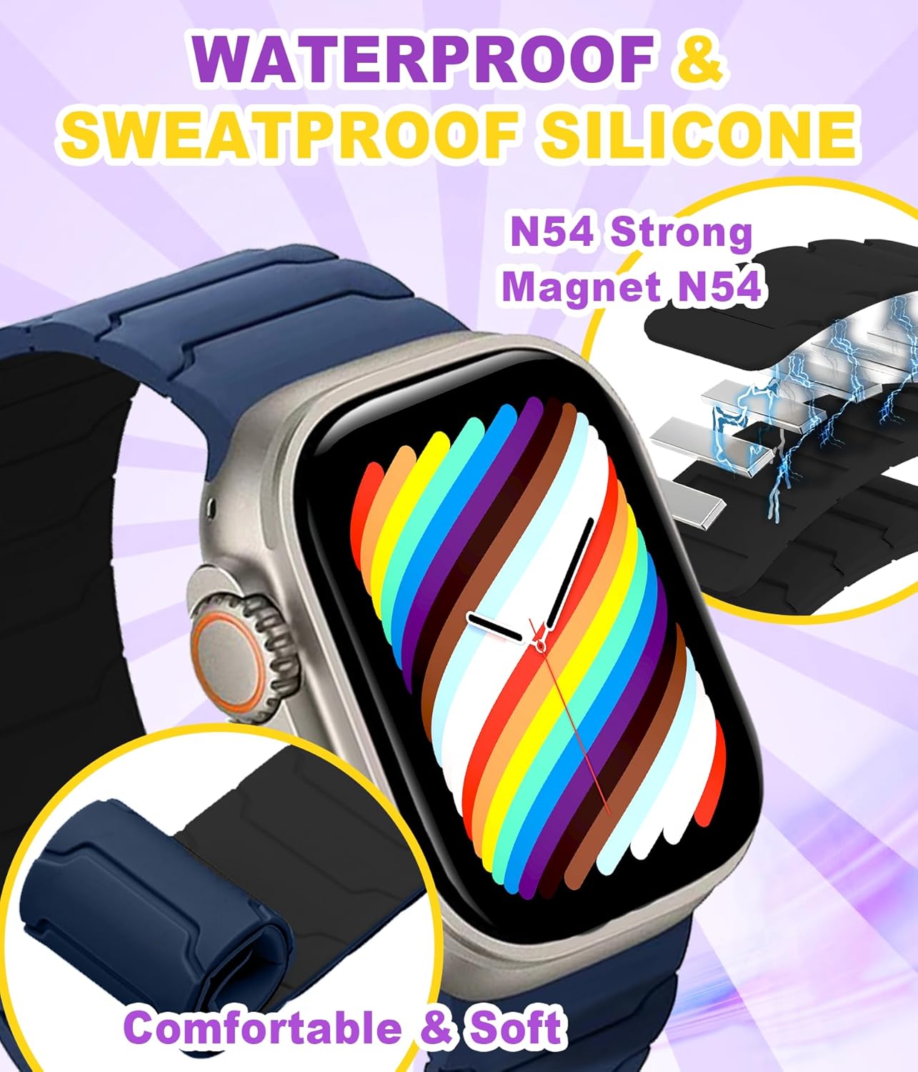 for iPhone 17 Pro Case & Apple Watch Band Gift Box for Women and Men, with Tempered Glass Screen Protector & Camera Protectors, Birthday Gift for Women and Men, Premium Gift Box for Friends, Partners, and yourself.
