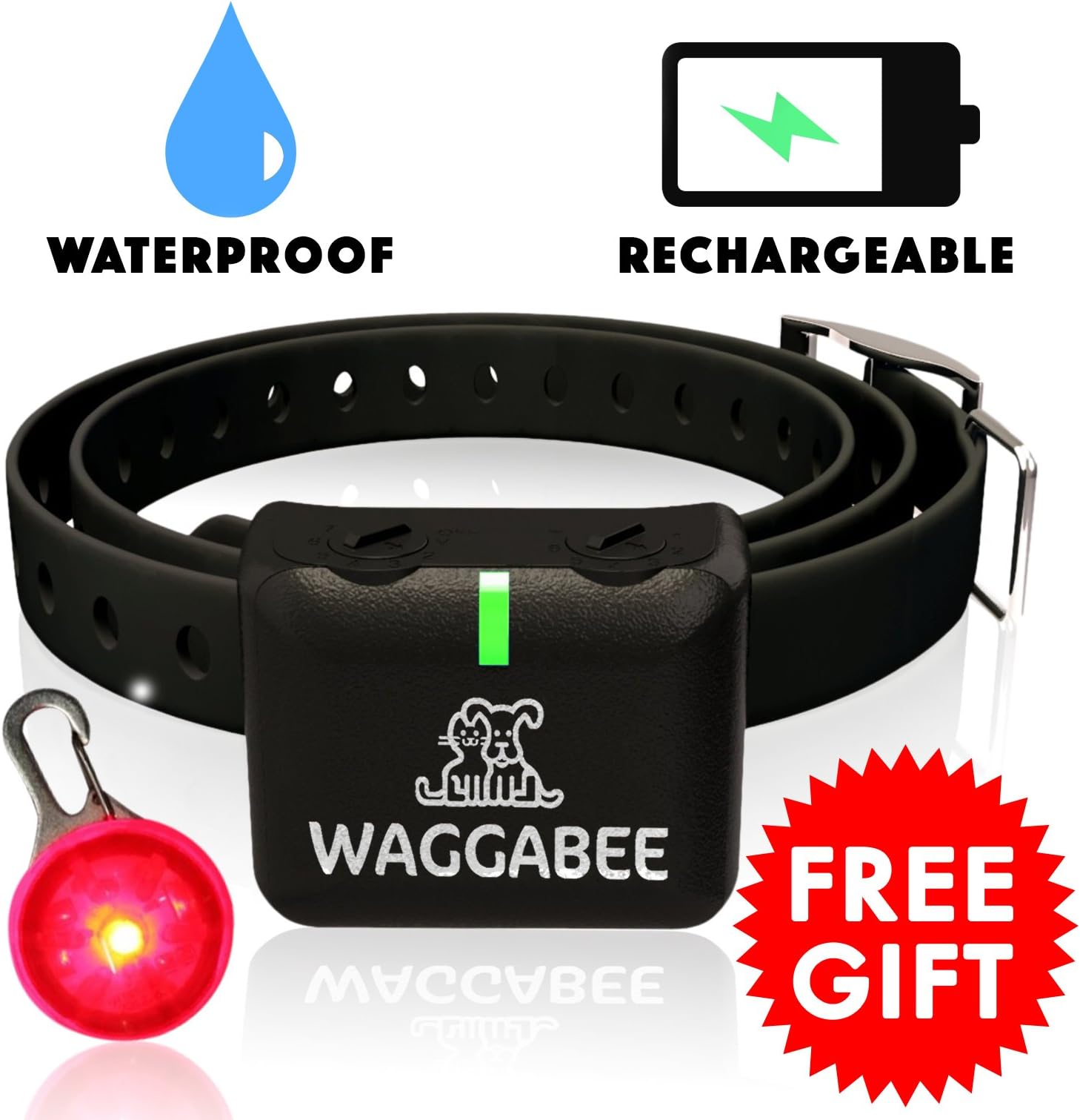 Dog Bark Control Collar Rechargeable & Waterproof Both Static Shock Stimulus & Vibration Stimulus Options Suitable for Small Medium & Large Dogs. New 2016 Model