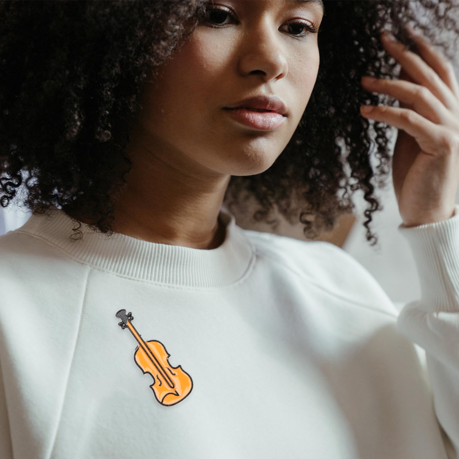Beavorty Spilla Violino Metallo Per Abbigliamento Decorazioni Per Costume E Accessori Musicali Perfetta Per Speciali E Regali