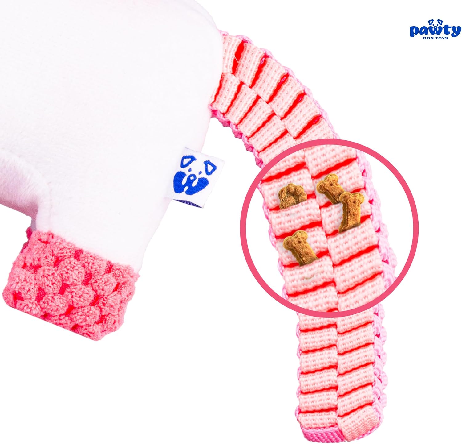 PAWTY Unicorn Dog Toy - Plush Magical Squeaky Toy with Crinkle Wings Soft & Durable Chew Companion Funny Cute - Fantasy Gift for Dogs Ideal for Small & Medium Dogs