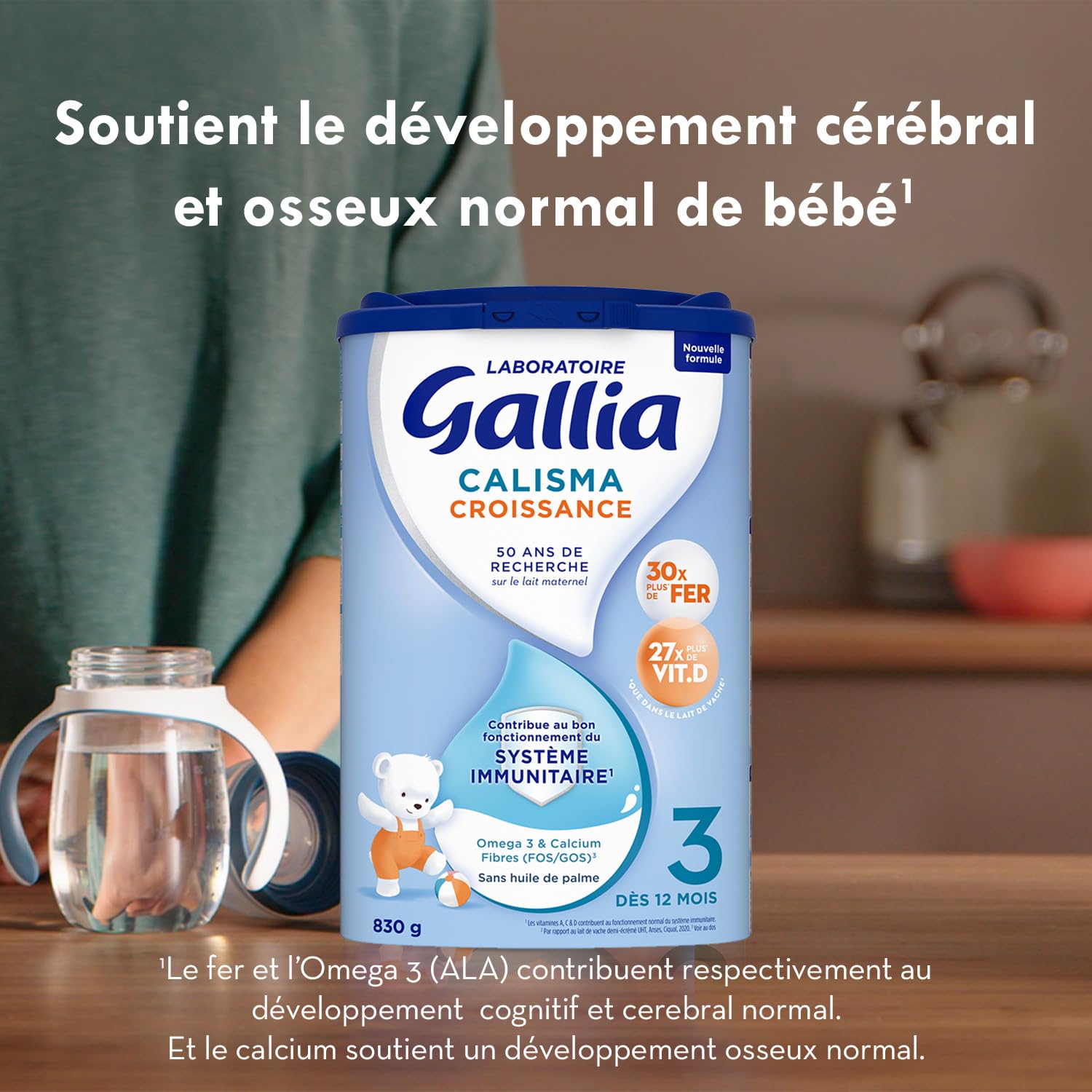 Laboratoire Gallia Calisma Croissance 830g X3 - 5