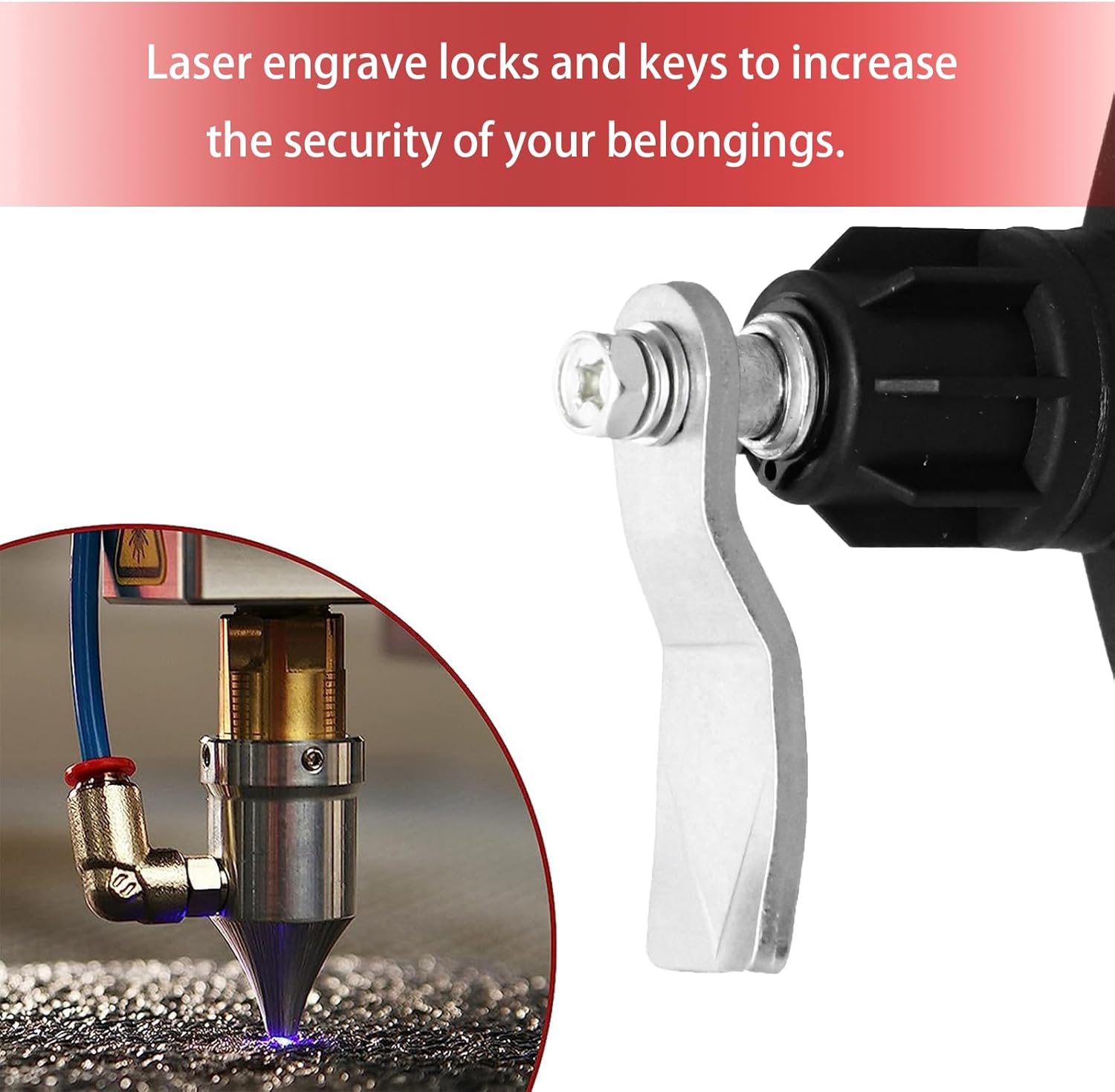 2PCS RV Camper Shell Locks, Rv T Handle Lock for Storage Door, Pickup Truck & Boat, Right Keyed Alike Black Zinc Alloy Lock Body
