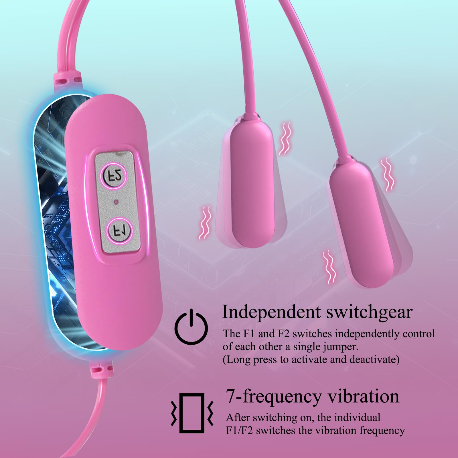 BDSMYEE Dilatatore Uretrale Pene con 7 Modalità di Vibrazione, Sonda Uretrale Vibratore Giocattoli Sessuali, Plug Uretrale Sextoys Masturbatore del Pene per Uomini