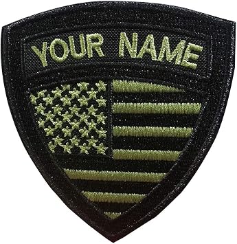 Custom US Military Name Patch Embroidered 4