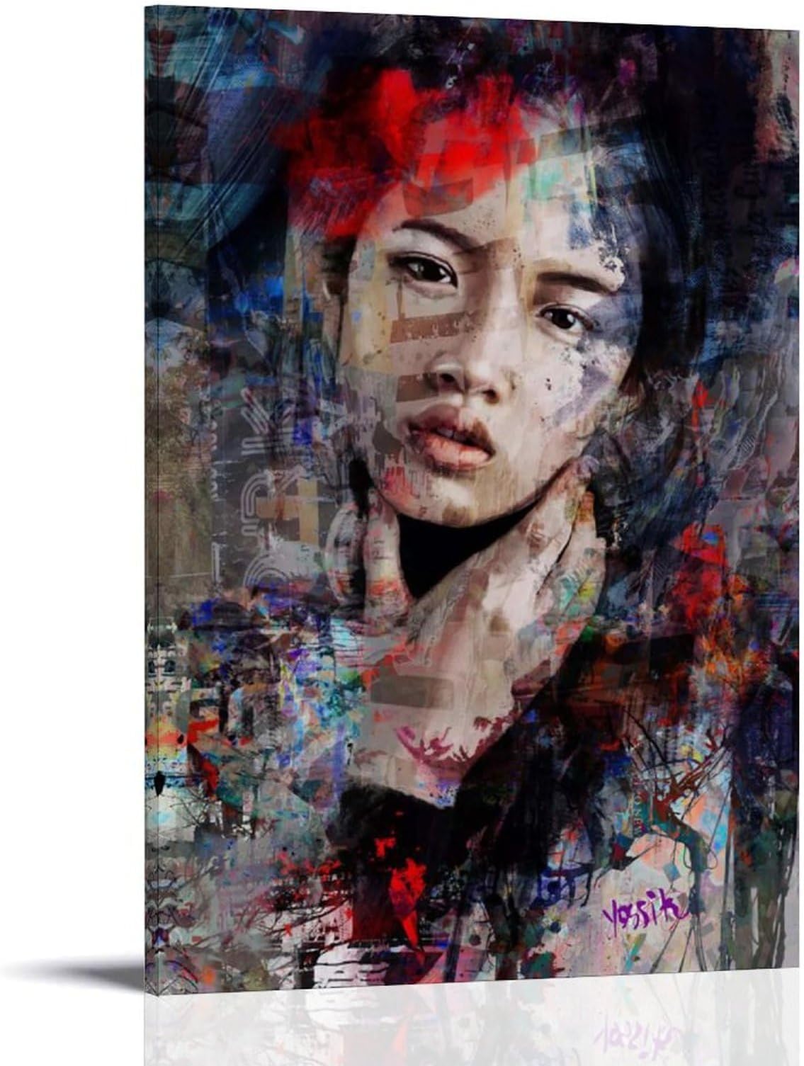 GPWDIEJB Yossi Kotler PaintingPoster Canvas Art Oil Painting Wall Painter Home Music Album Celebrity Painting Classical Decorative Wall ArtFrame-style-3008x12inch(20x30cm)