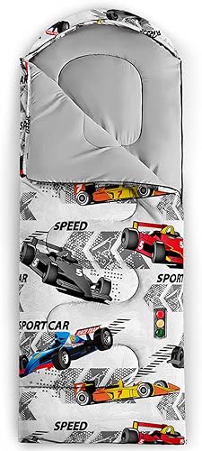 Miniatura 7 de Axolotl Saco de dormir de senderismo para niños, saco de dormir ligero y cálido para clima frío, saco de dormir portátil impermeable para senderismo