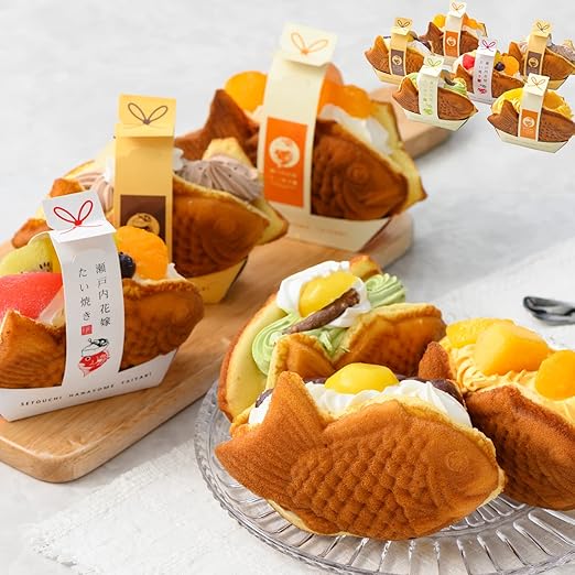 瀬戸内花嫁スイーツ 瀬戸内花嫁たい焼き ６種 母の日カード付 母の日のプレゼント ギフト 22 お届け期間 5月5日 7日 美食サークル たい焼き 通販 Amazon