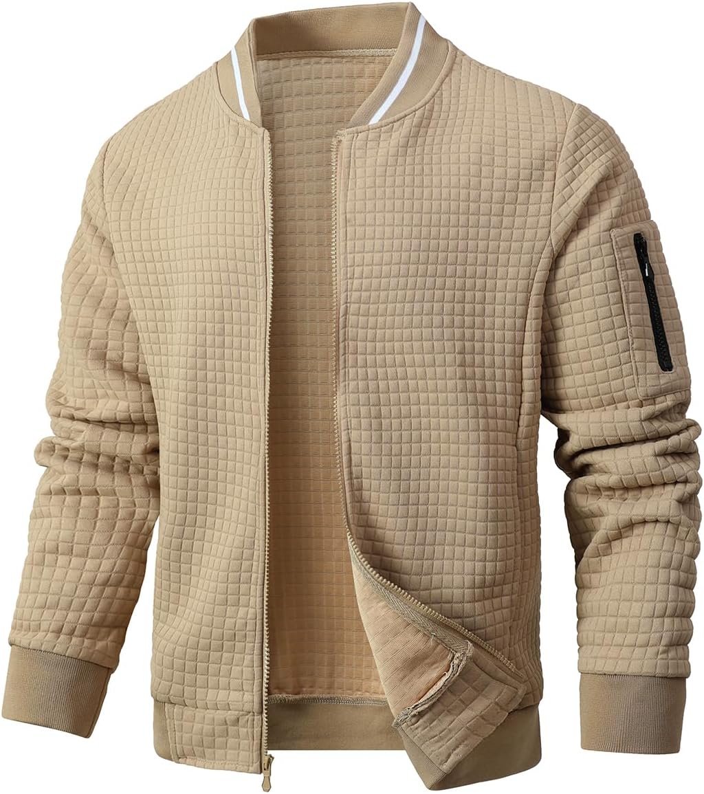 Mens Casual Jacket Lightweight Jacket Varsity Coat