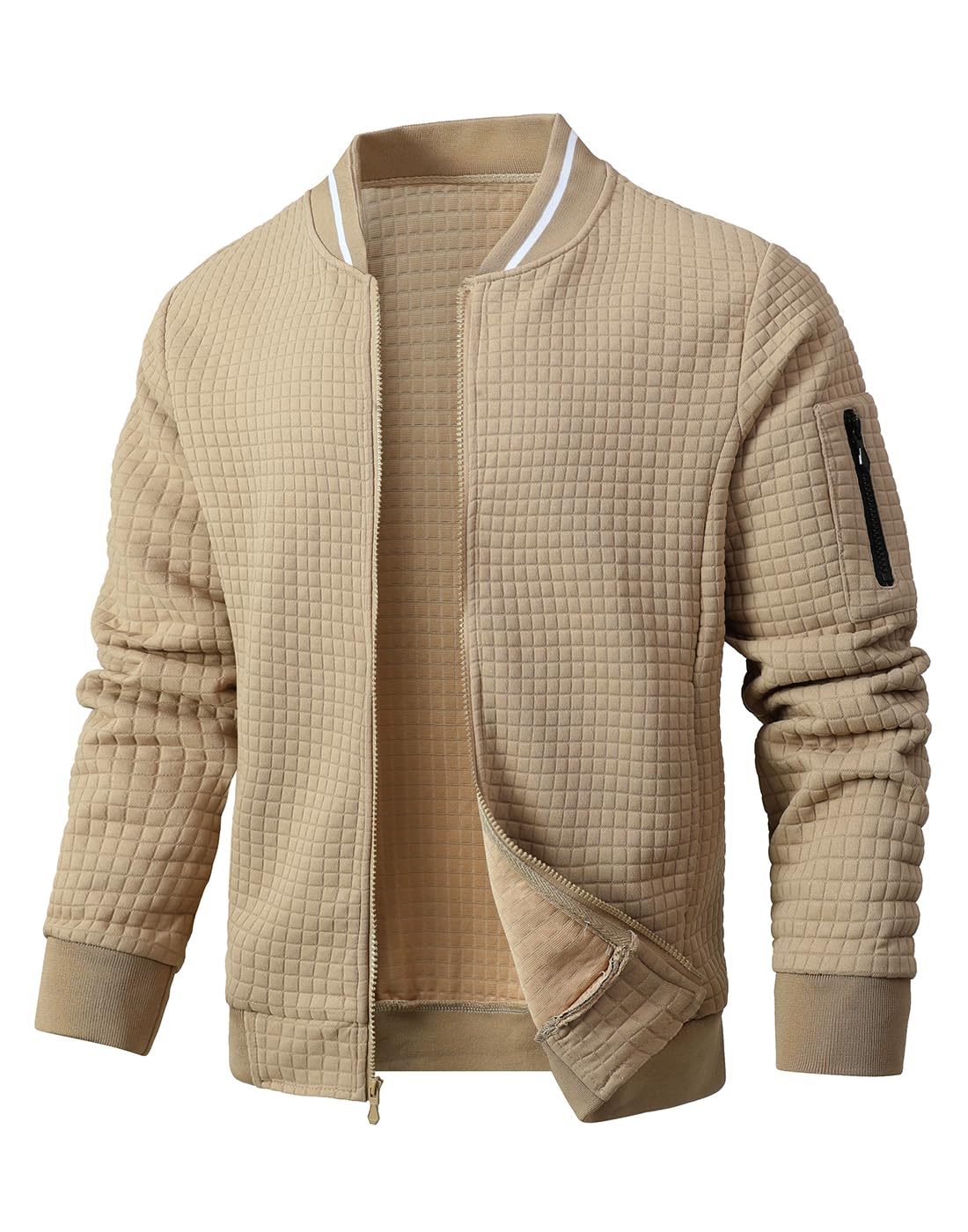 Wizoat Mens Casual Jacket Lightweight Jacket Varsity Coat