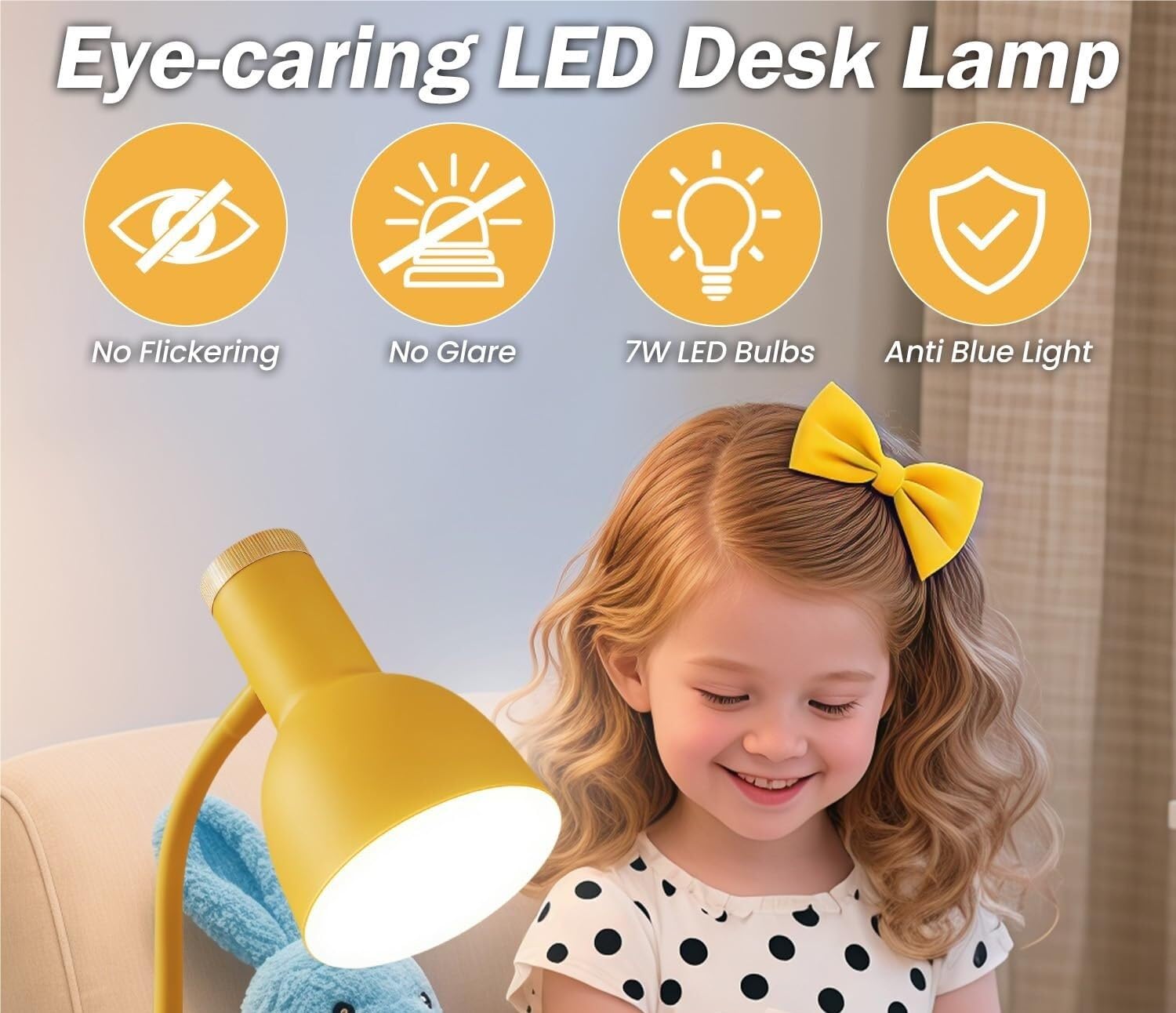 Lampy Biurkowe Pielęgnacji Lampka Biurkowa LED Z Uchwytem Na Długopis, Przyjazna Dla Oczu, 3 Tryby Kolorów Lampa Nauki Oczu(Grün)