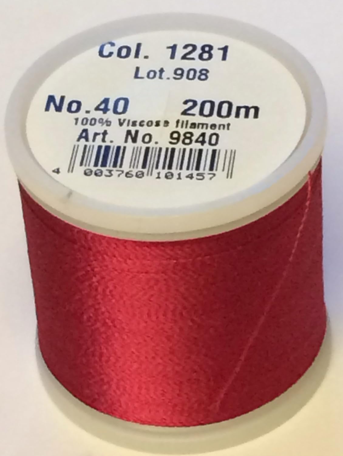 Madeira Rayon Machine Embroidery Thread No 40 200m Colour - 1281