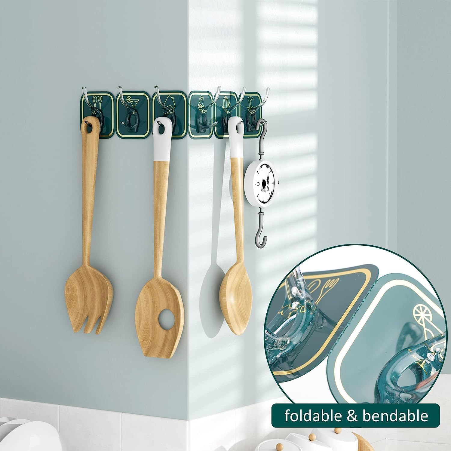 Magic Adhesive Hooks - No Nails Needed! -4 Magic Adhesive Hooks - No Nails Needed! -4
