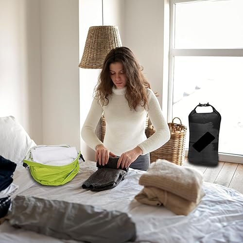 Miniatura 6 de Desoto Bolsa seca impermeable  Mochila impermeable enrollable mantiene el equipo seco, PU5000 mm, para kayak, canotaje, senderismo, camping