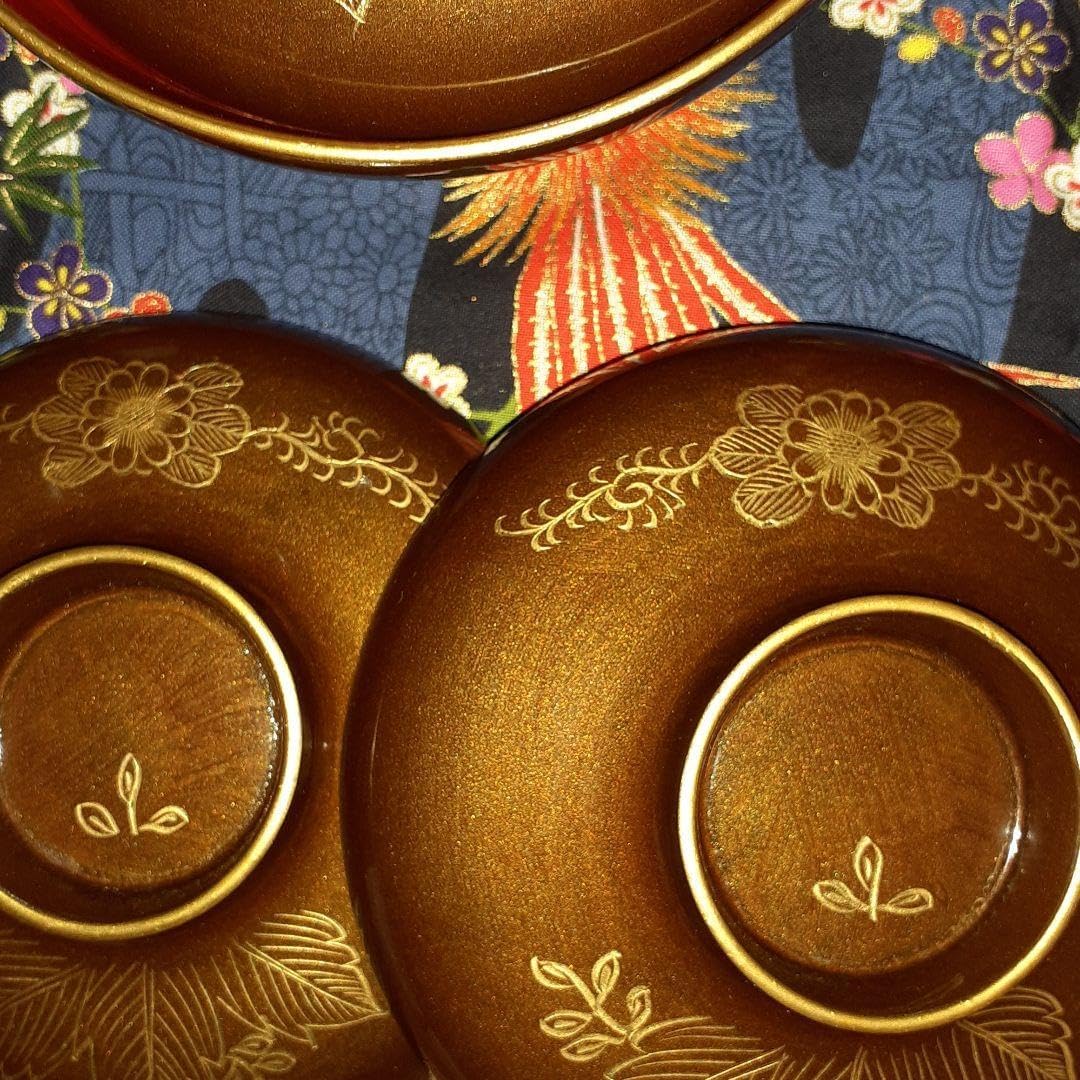 若狭塗 蓋付 お椀 5客 みよし漆器本舗 雑煮椀 5客 セット 日本製 お椀