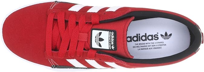 adidas Originals Rayado Low Men's Leather Sneakers, Red Red University Red  Running White FTW Black 1, 12.5 UK: Amazon.co.uk: Shoes \u0026 Bags