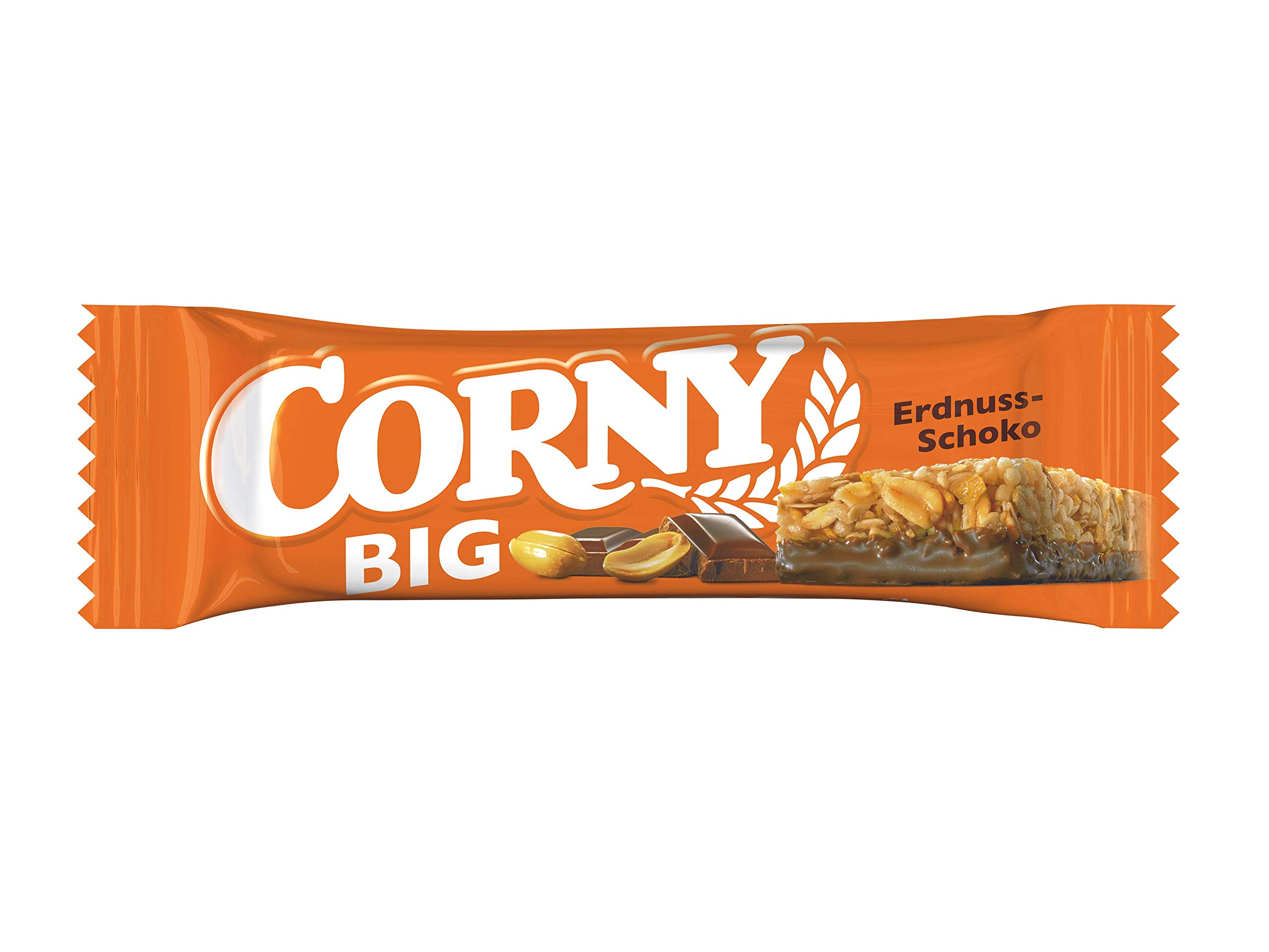 Corny Big Schoko-Banane, Müsliriegel, 24er Pack (24 x 50g) & Big Erdnuss-Schoko, Müsliriegel, 24er Pack (24 x 50g)