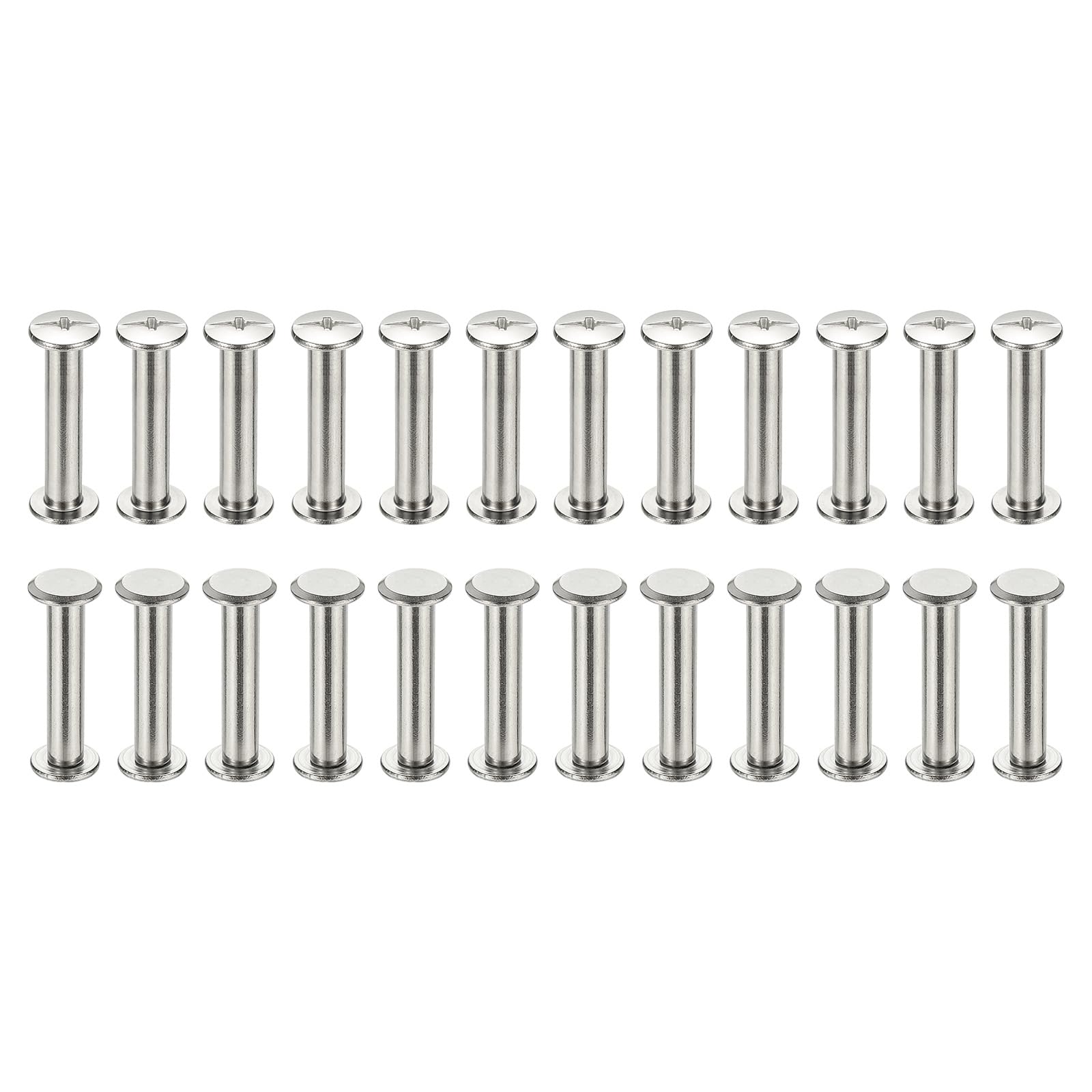 PATIKIL 24 Sets Chicago Screws