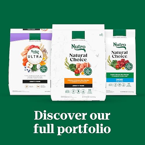 Vista 49 de Nutro Natural Choice Small Bites Alimento seco para perros adultos, receta de pollo y arroz integral, 13 libras.