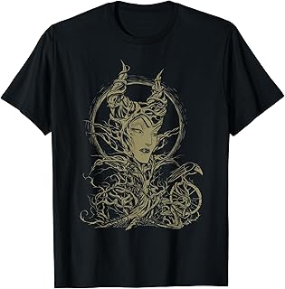 Disney Sleeping Beauty Maleficent Crow Branches T-Shirt T-Shirt