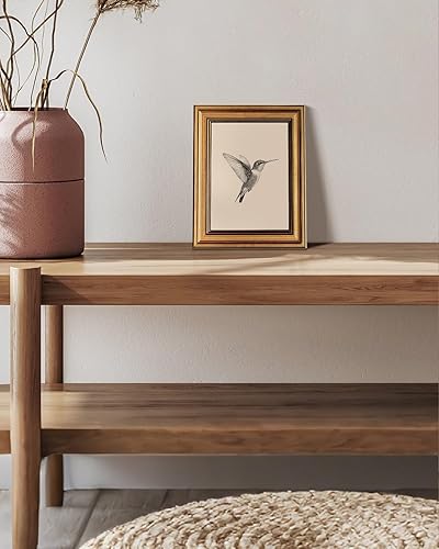 Miniatura 5 de VIYYIEA - Cuadro retro con marco dorado y pintura al lienzo para pared de sala de estar, decorar el hogar, habitación y regalar a amigos o familia,