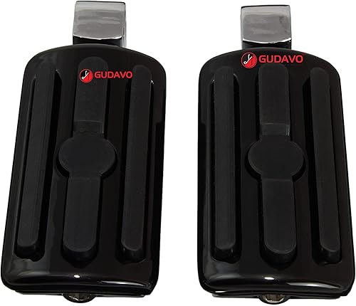 Miniatura 23 de Motocicleta cromo aluminio pie clavijas trasero pasajero pedal con soportes para HONDA GL1500 VALKYRIE (todos los modles) 1997-2004 (GTW mate balck)