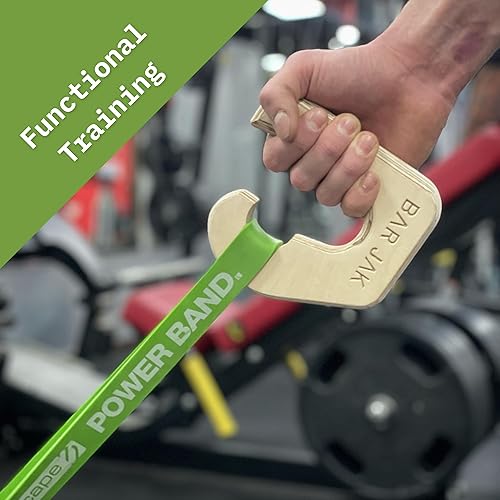 Miniatura 6 de Gripz - Mango de dominadas de gimnasio premium, agarres neutros, dominadas, agarre de entrenamiento de fuerza multifuncional, filas de barra, bandas